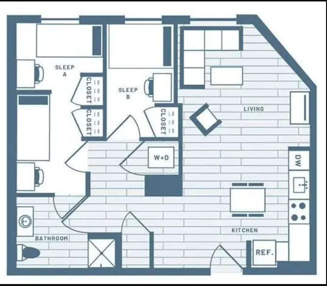 2 Rooms view 2