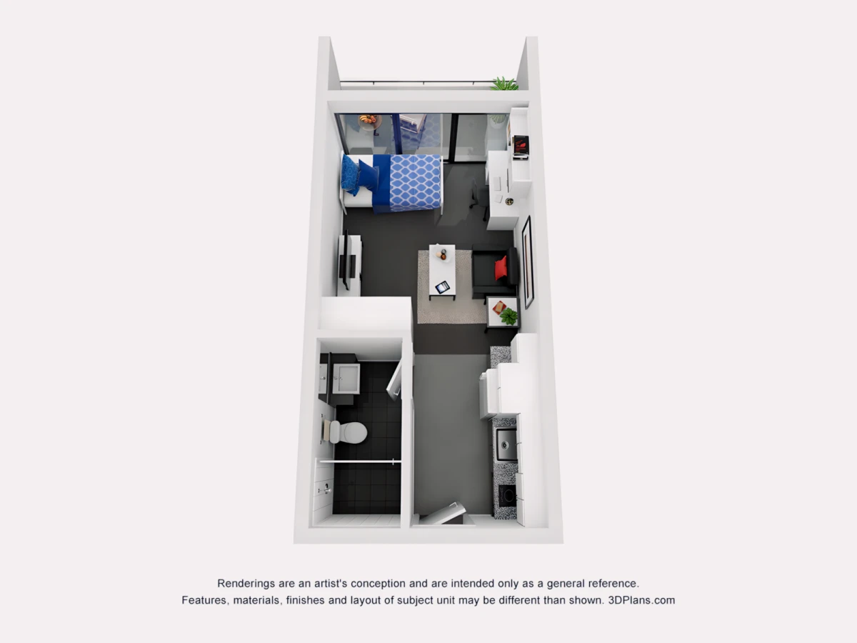 Studio Rooms view 1