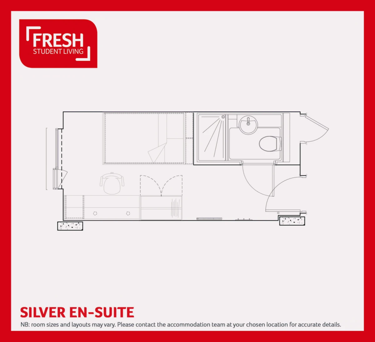 Ensuite Rooms view 1