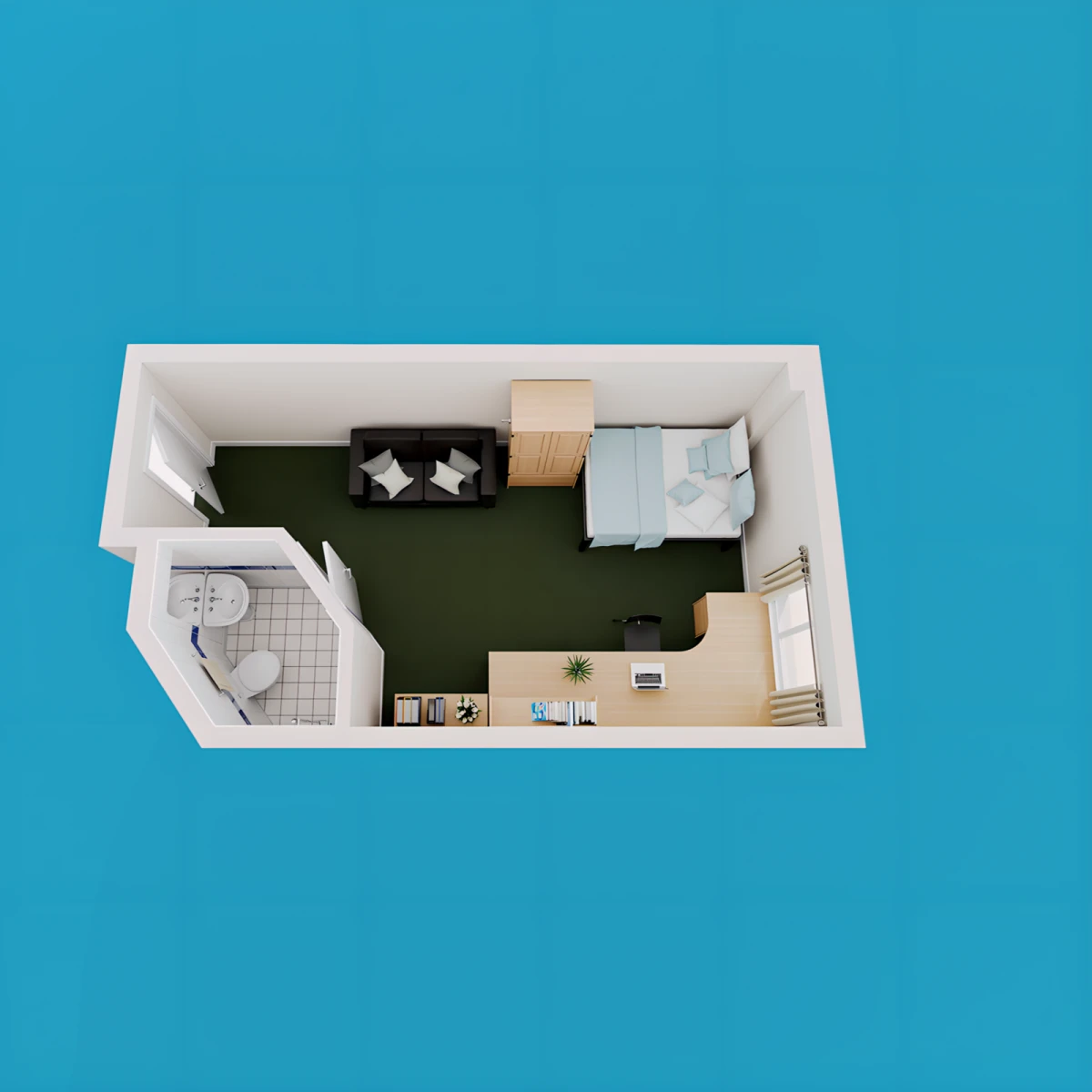 Gold Rooms view 2