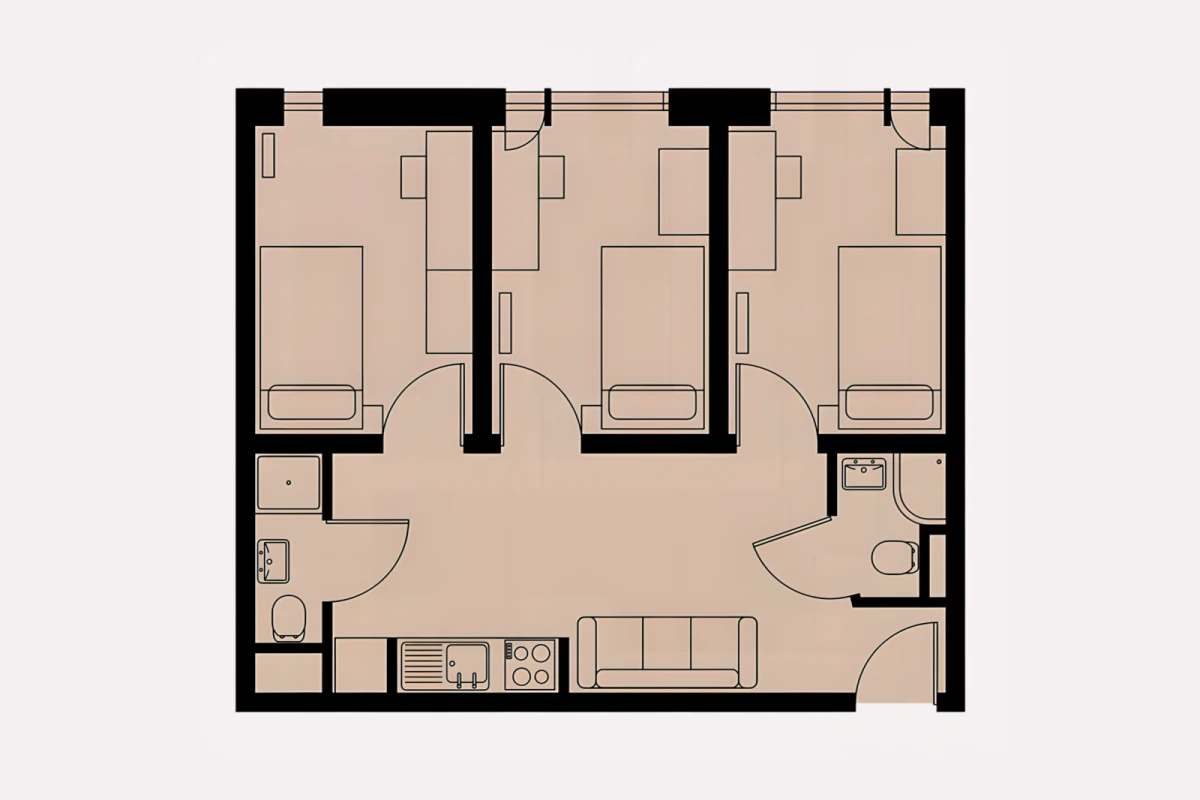 Studio Rooms view 2