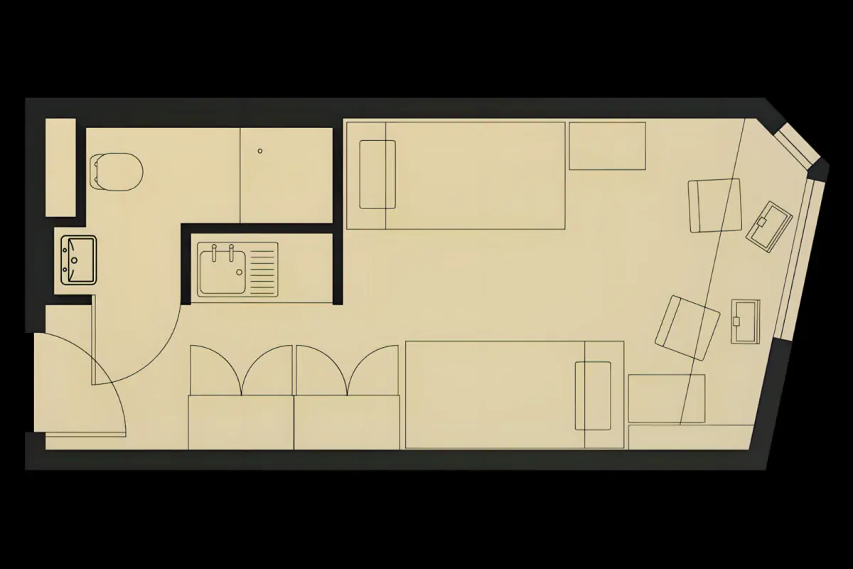 Ensuite Rooms view 1