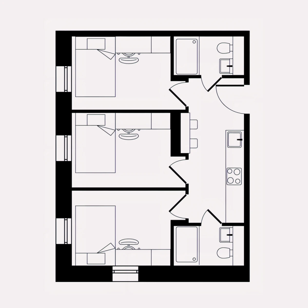 Apartment Rooms view 1