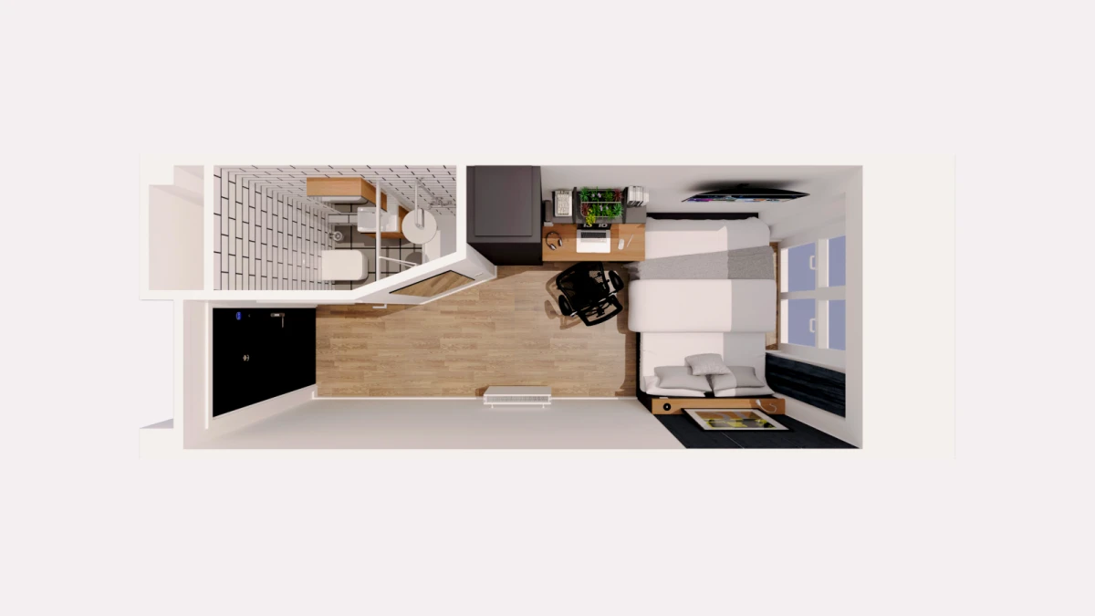 Cluster Rooms view 1