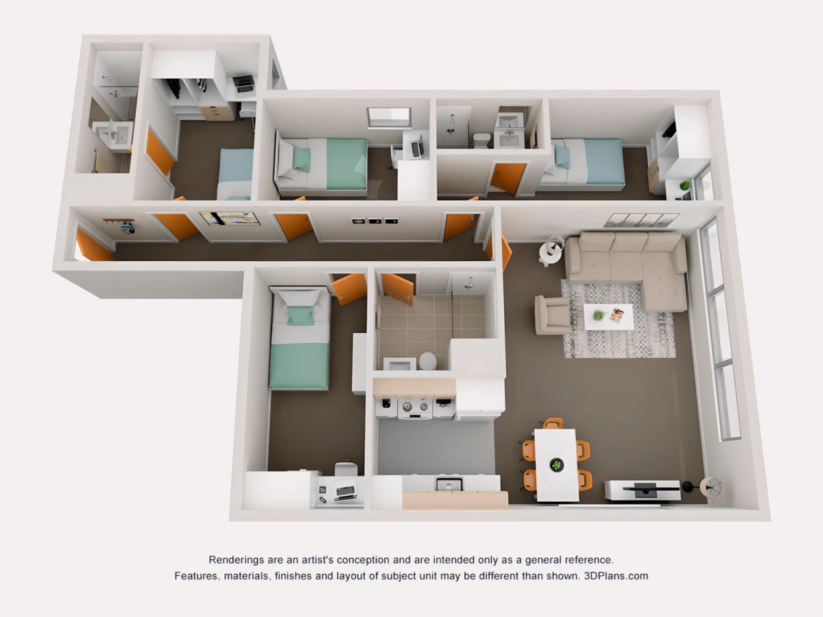 Ensuite Rooms view 1