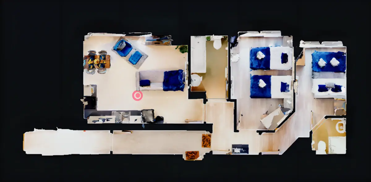 two Rooms view 1