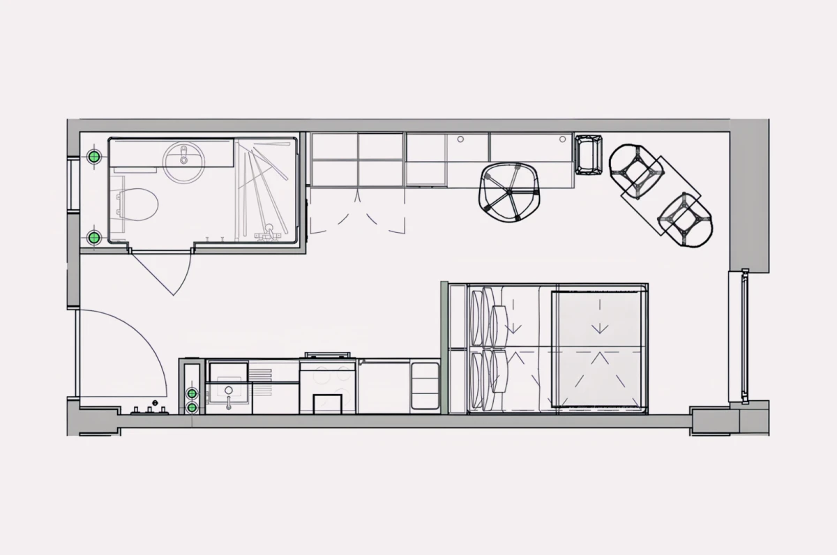 Bronze Studio - Single Occupancy