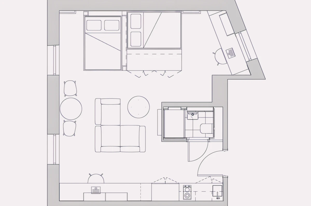 Studio Rooms view 3