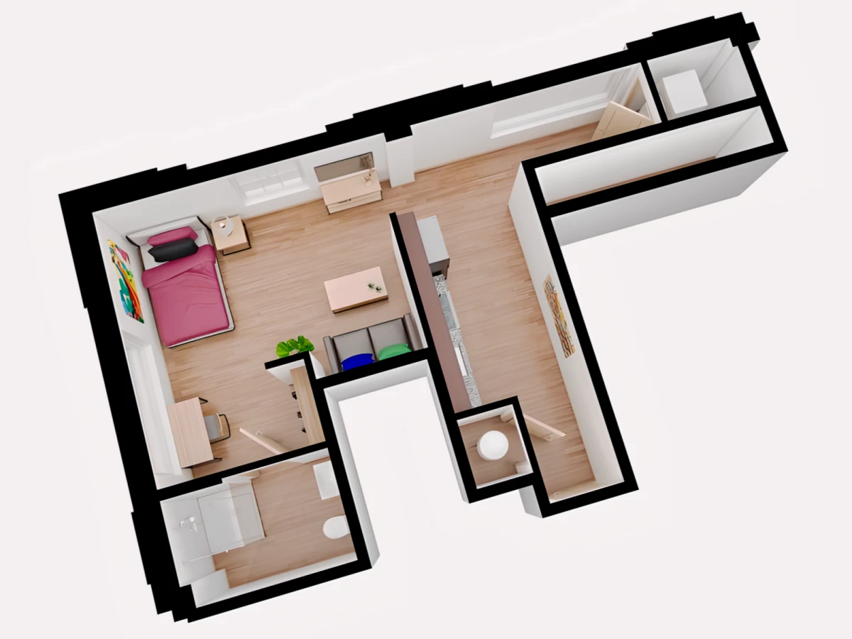 Studio Rooms view 2