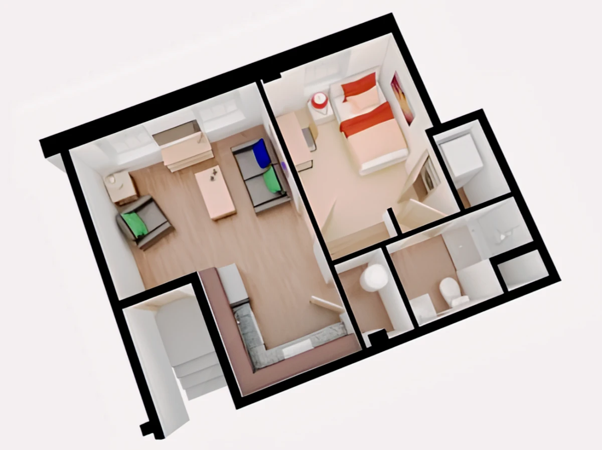 1 Rooms view 2