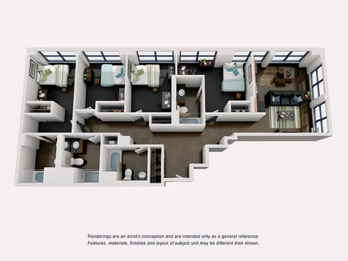 Shared Rooms view 2