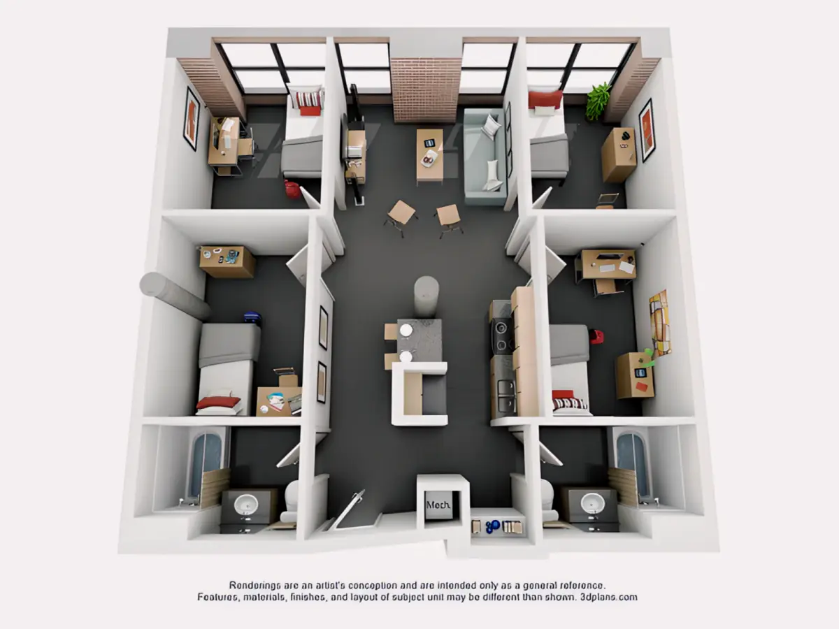 3 Rooms view 3