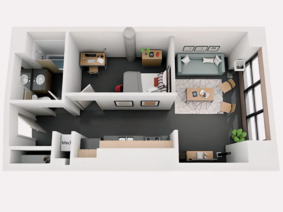 Studio Rooms view 1
