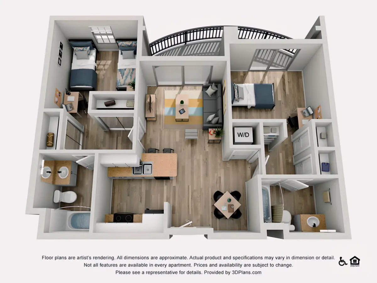2 Rooms view 2