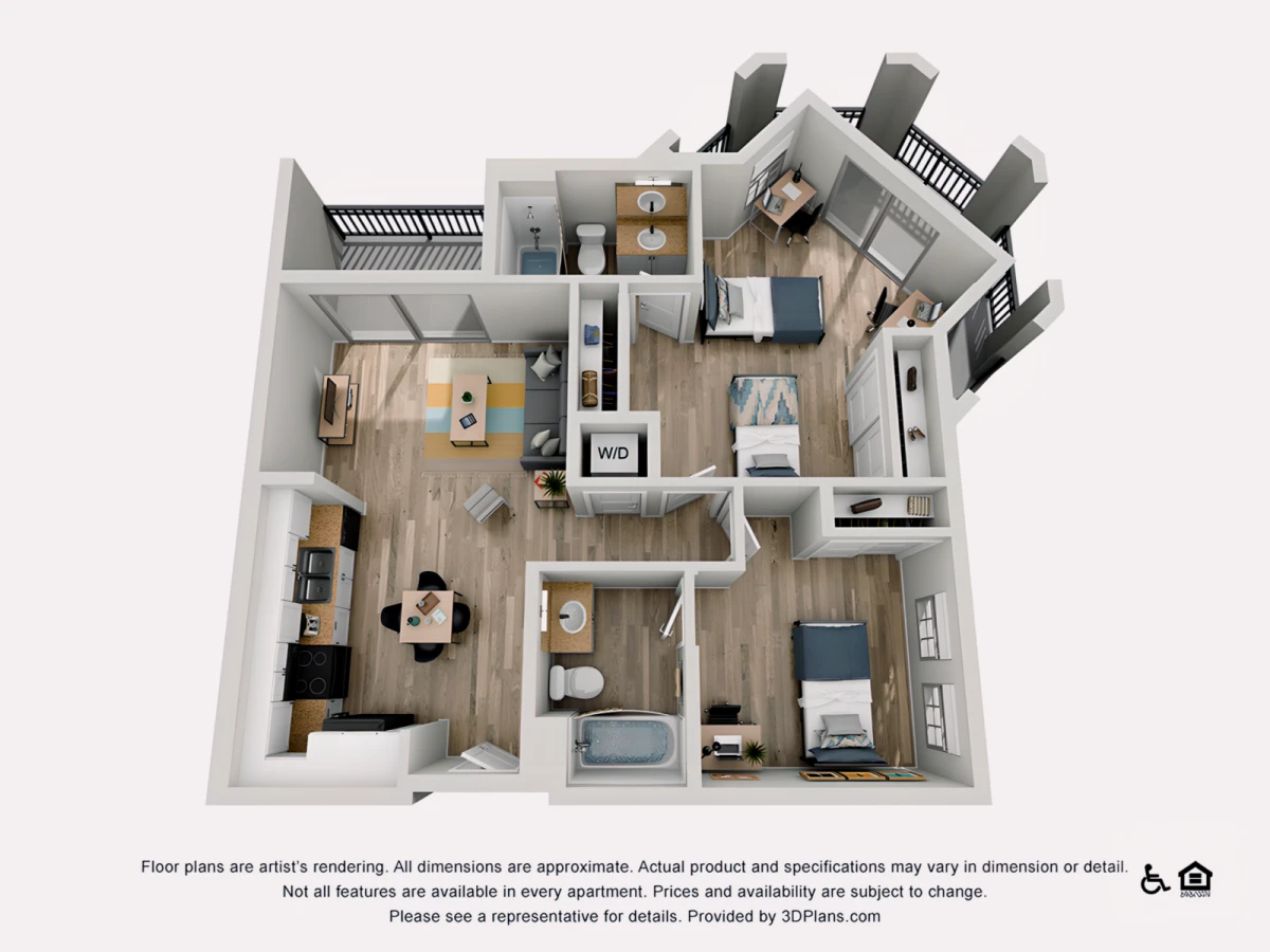 2 Rooms view 2
