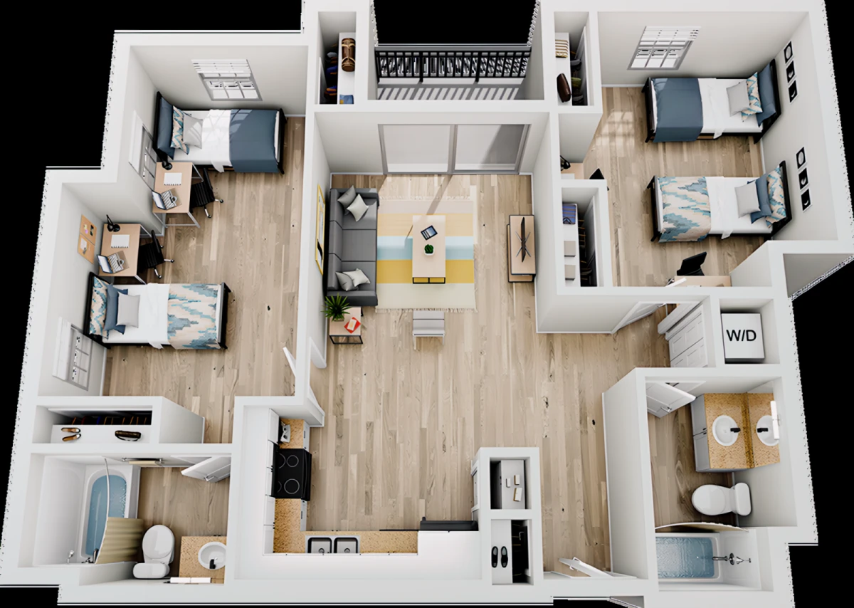2 Rooms view 4