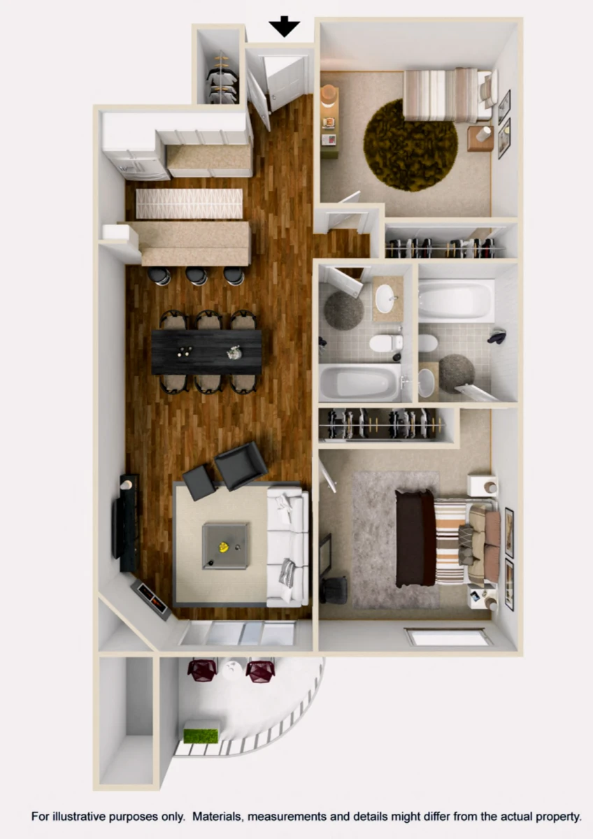 2 Rooms view 3