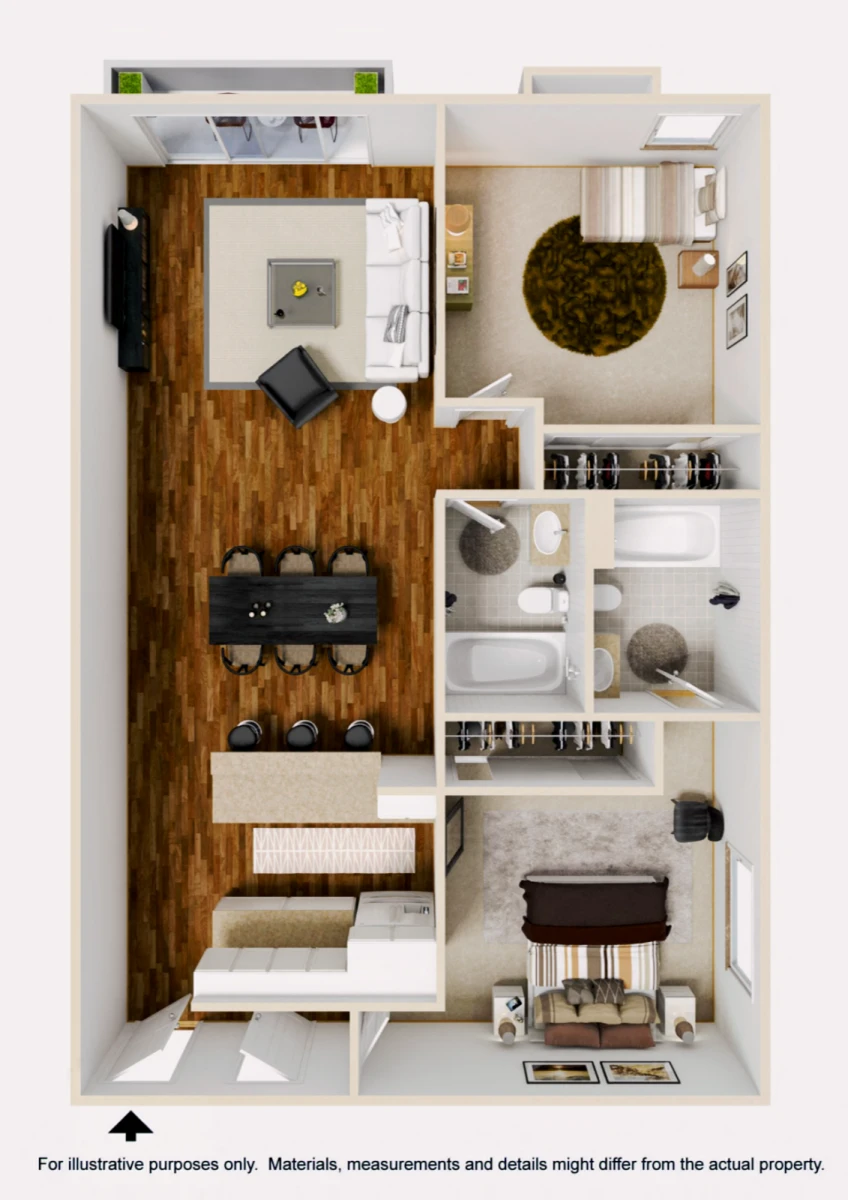 2 Rooms view 4