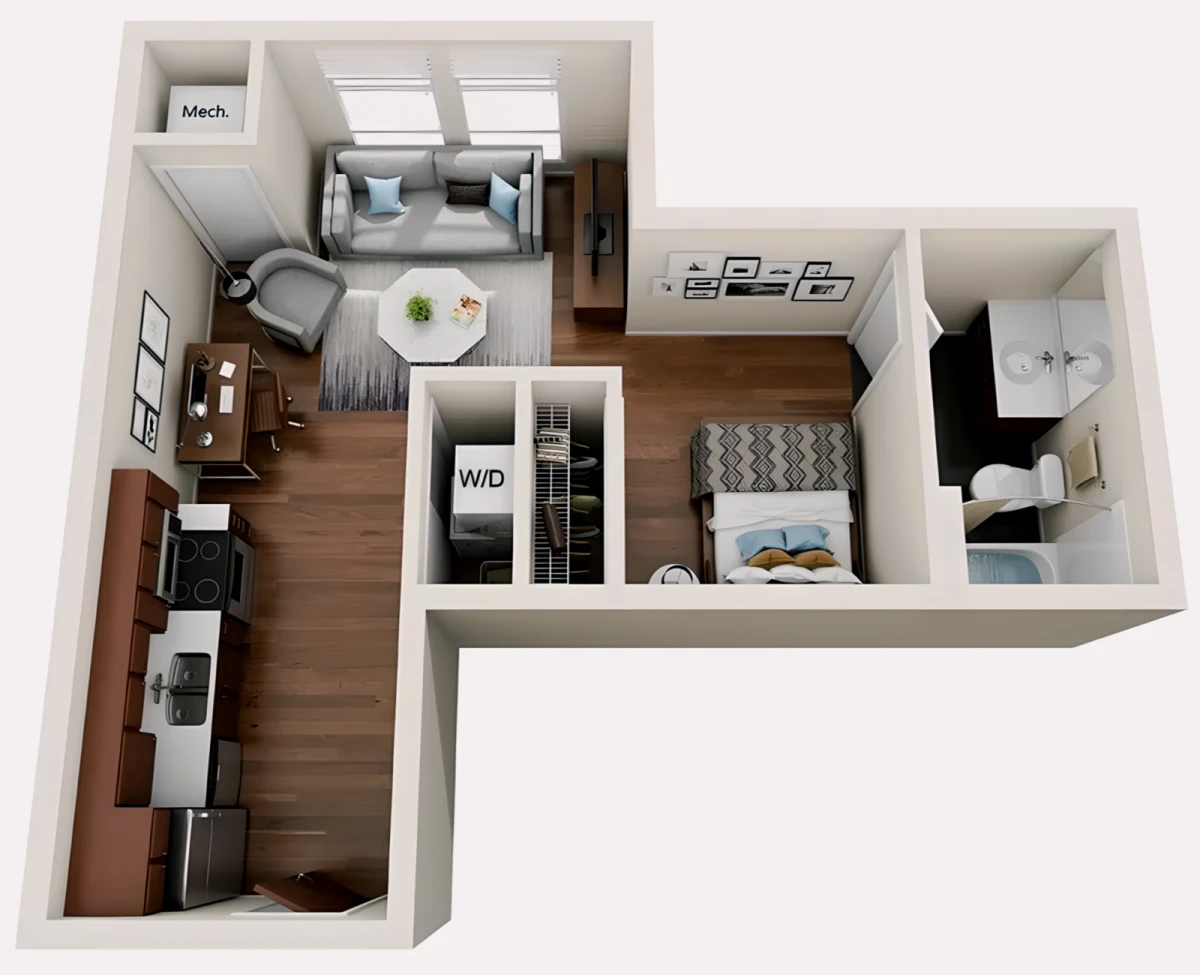Studio Rooms view 1