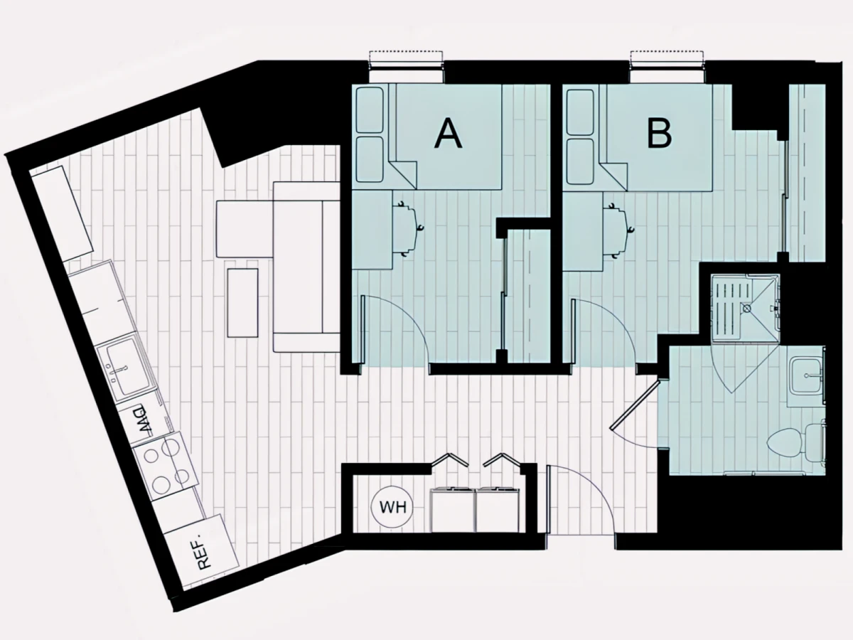 2 Rooms view 4