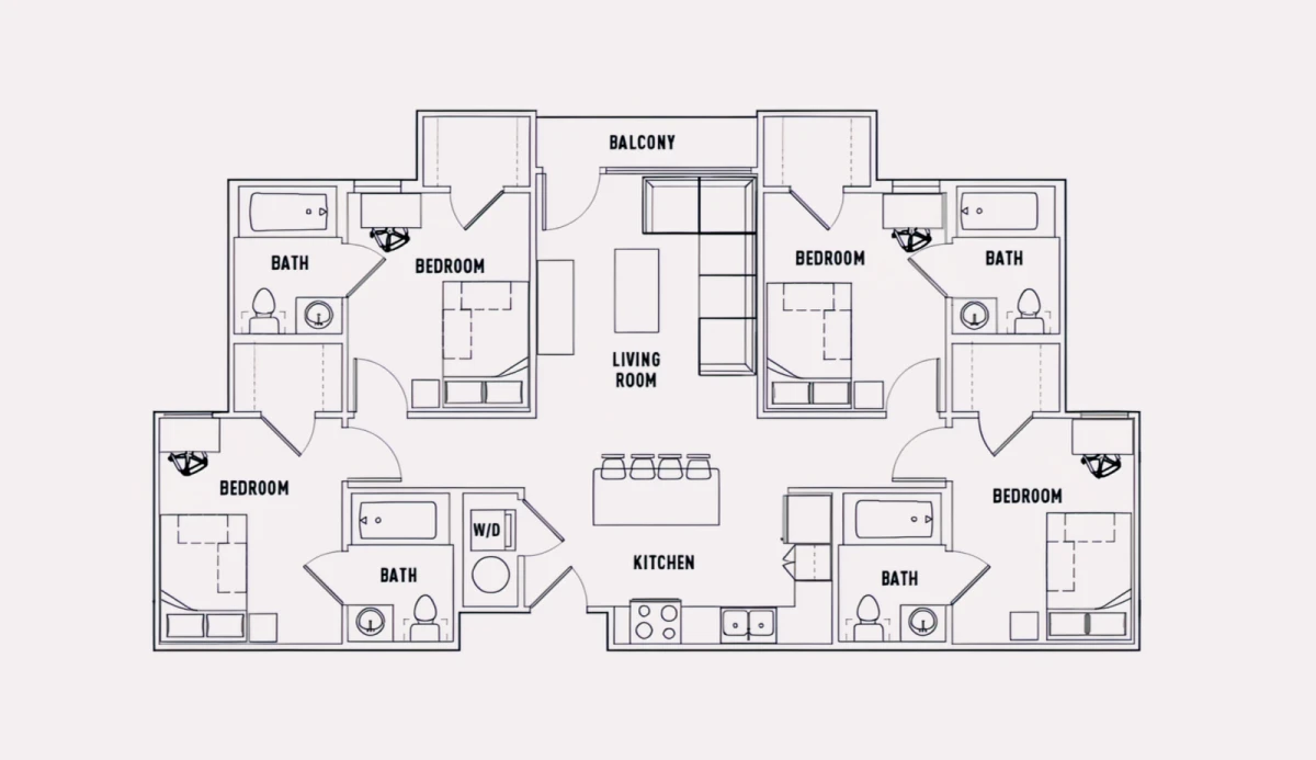 4 Bed - 4 Bath