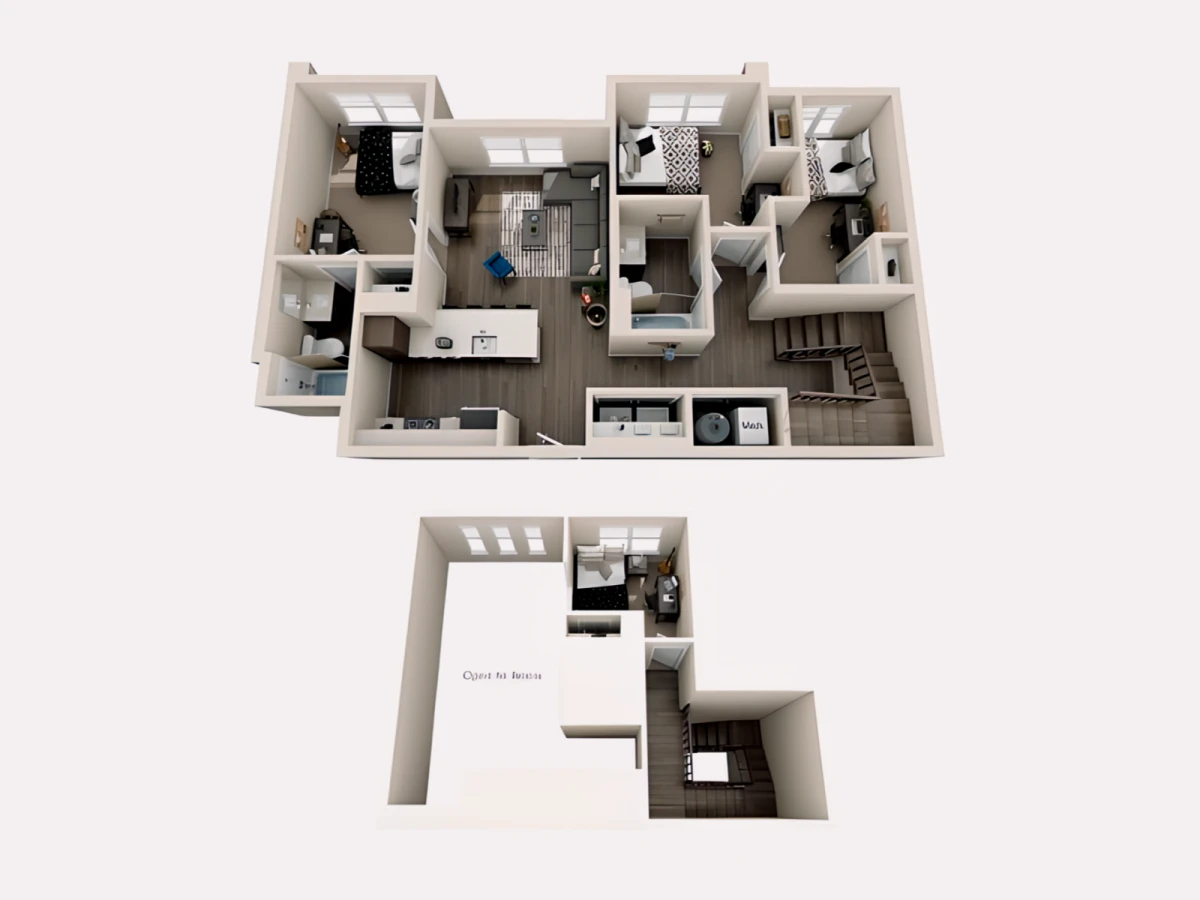 4 Rooms view 3