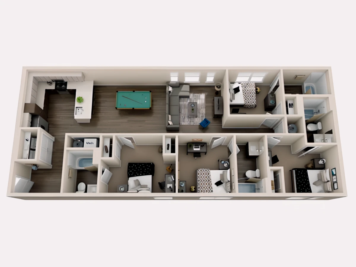 4 Rooms view 4