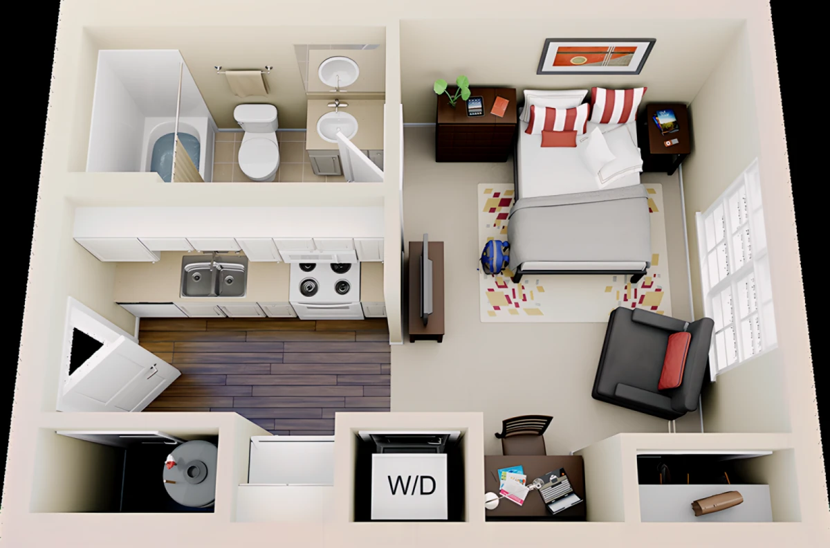 Studio Rooms view 1