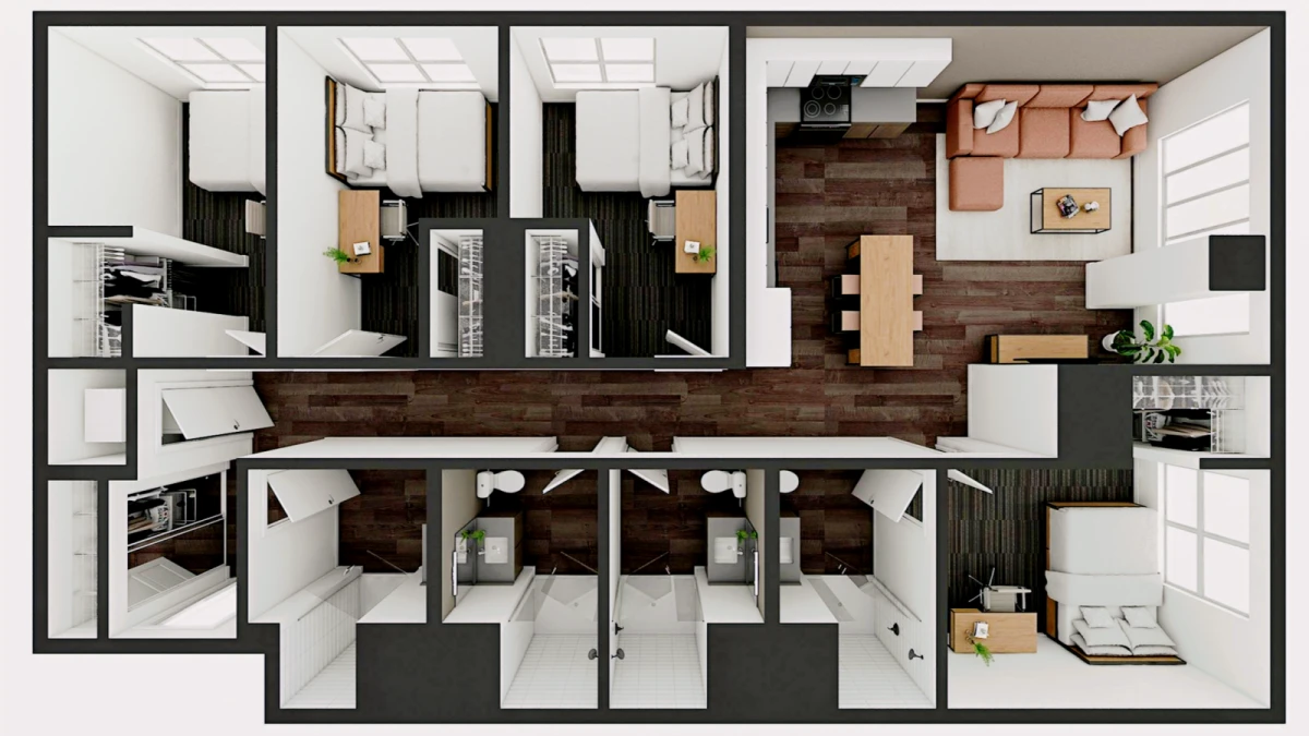 4 Bed 4 Bath D5