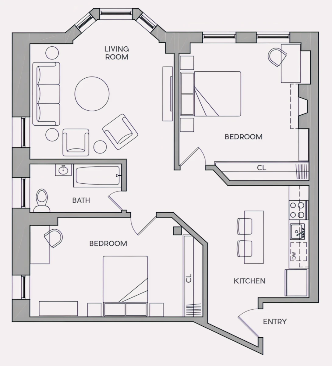 2 Rooms view 2