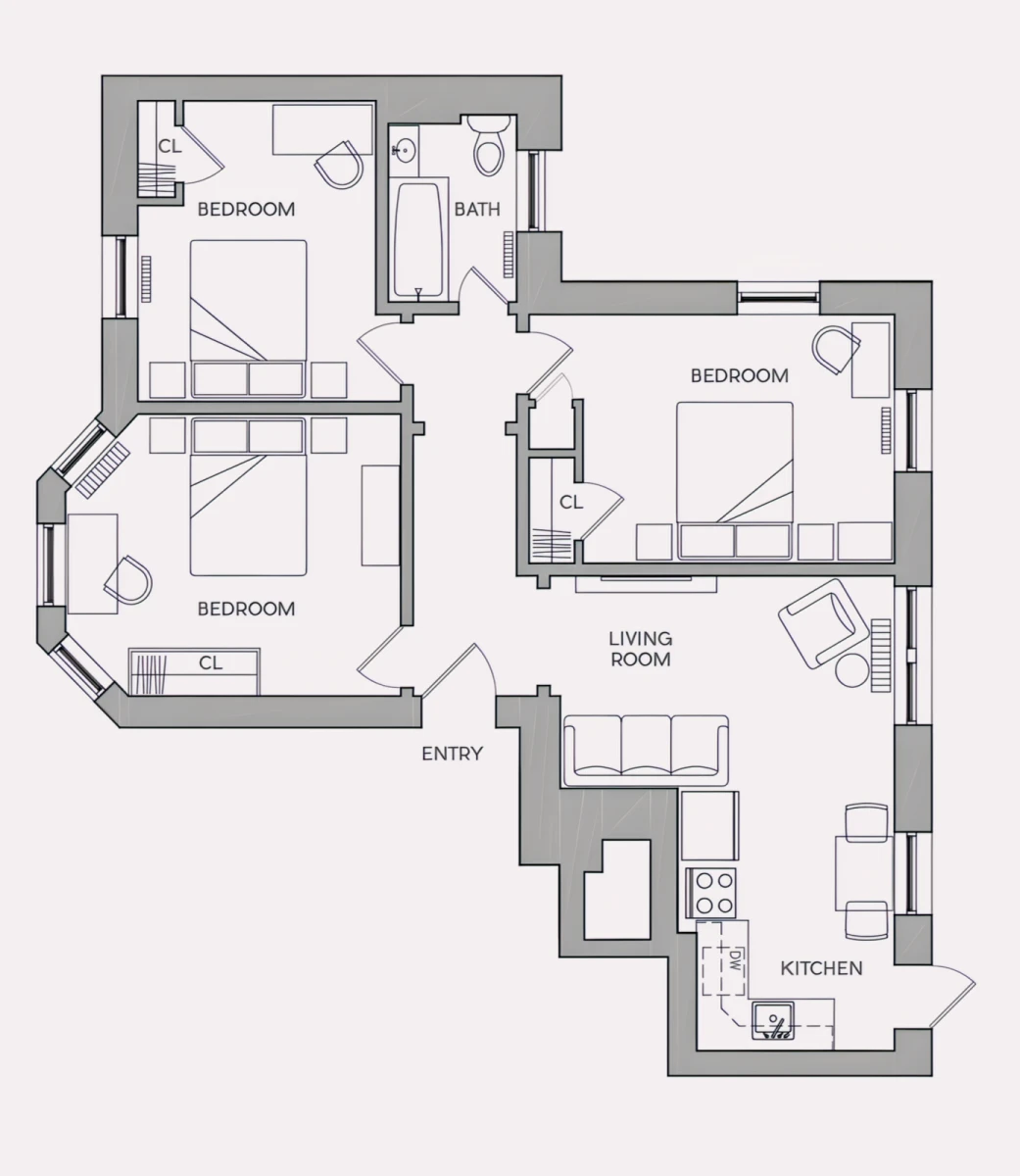 3 Rooms view 3