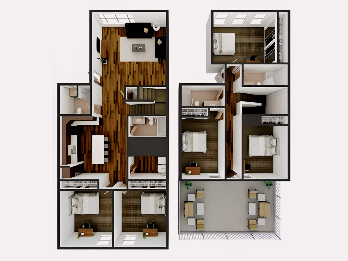5 Rooms view 2