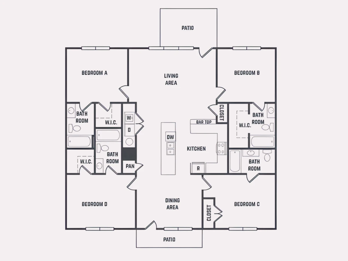3 Rooms view 1