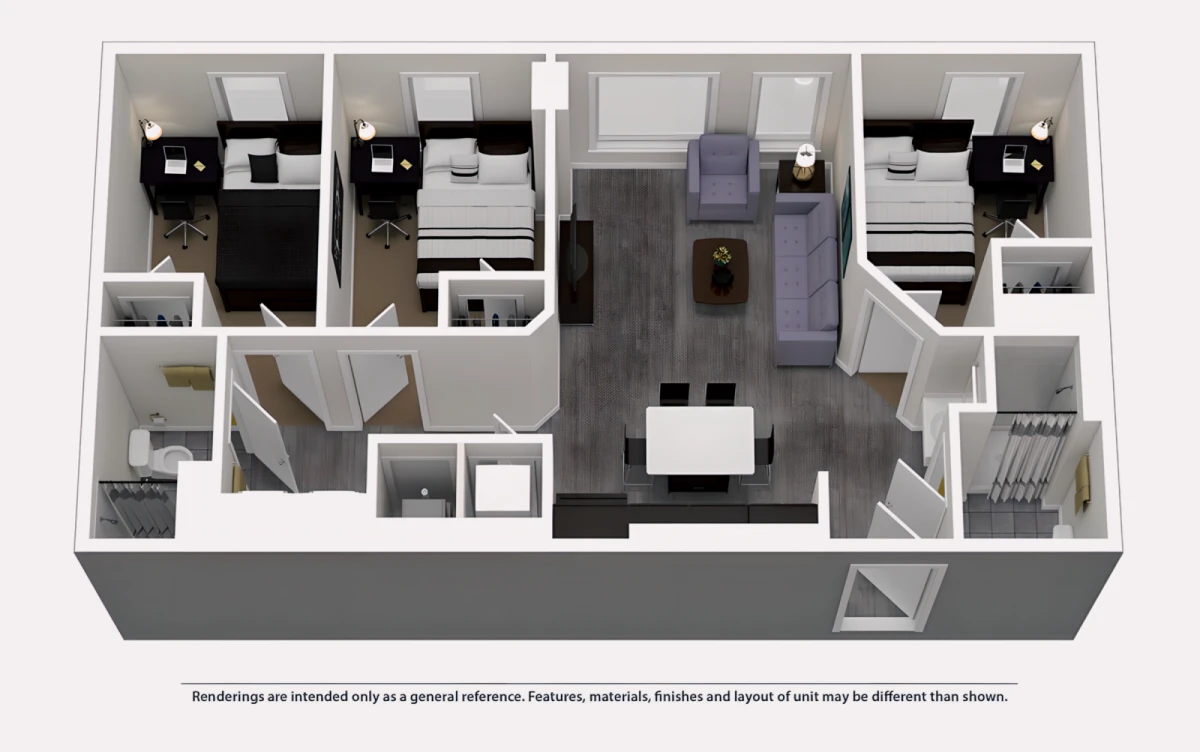 4 Rooms view 3