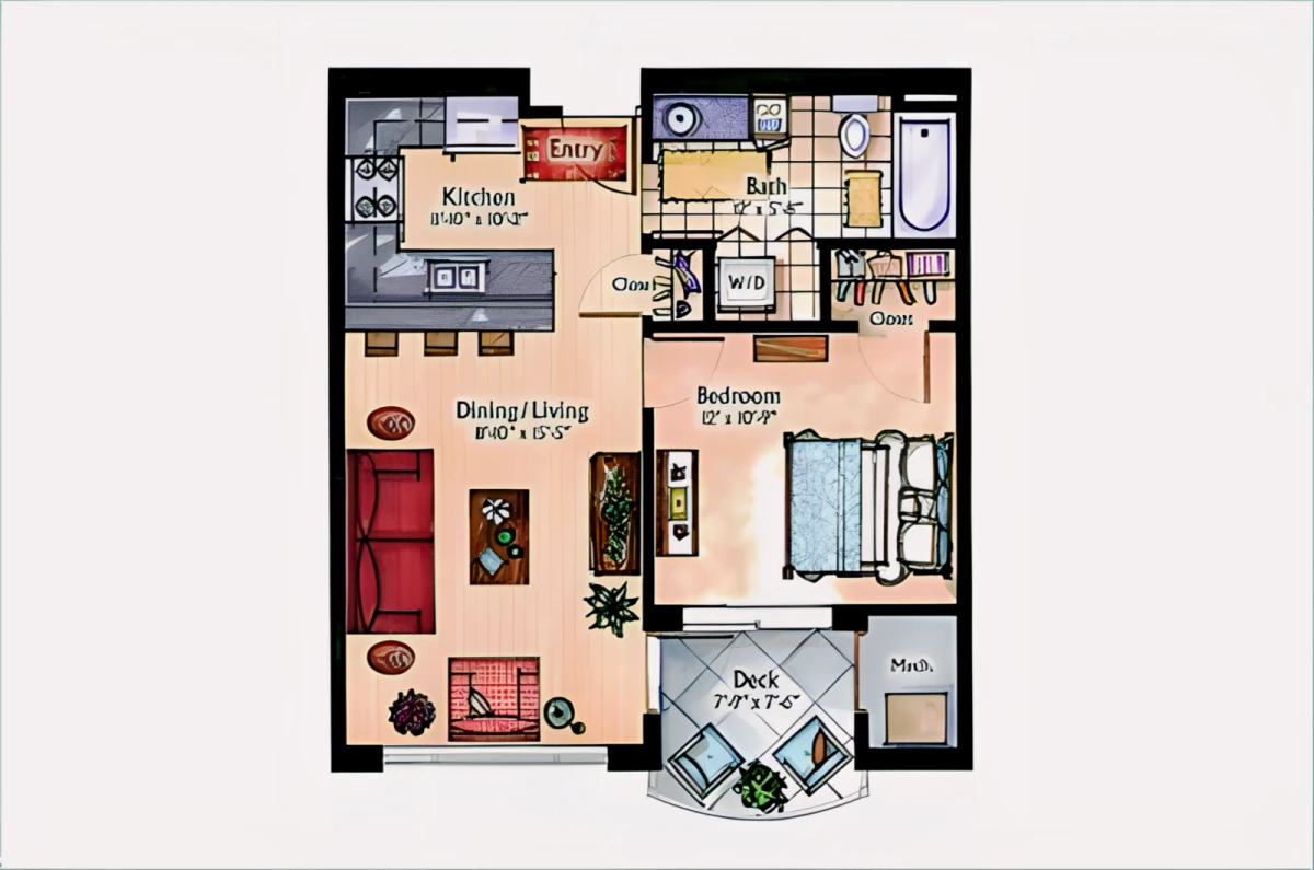 1 Bed 1 Bath The Cranbrook