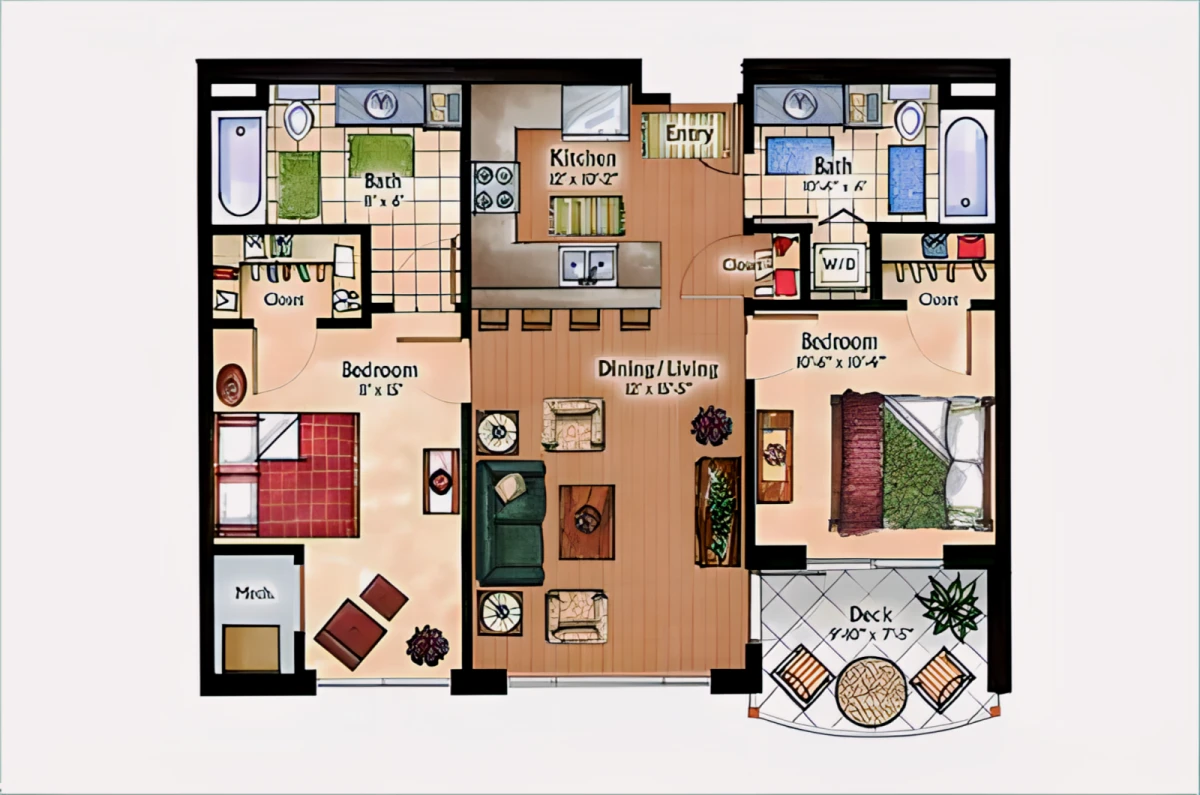 2 Rooms view 2