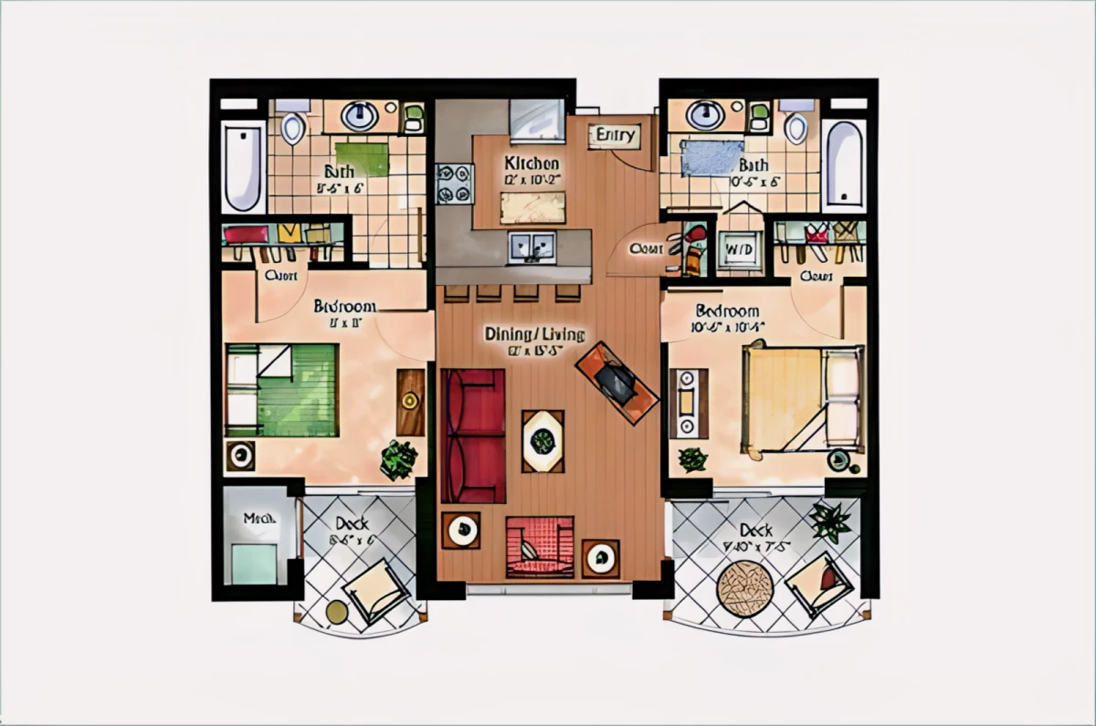 2 Rooms view 4