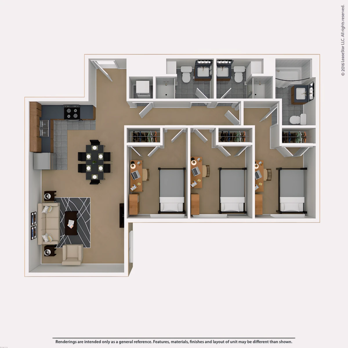 3 Rooms view 3