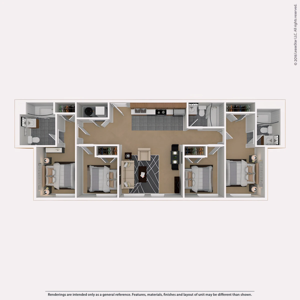 4 Rooms view 2