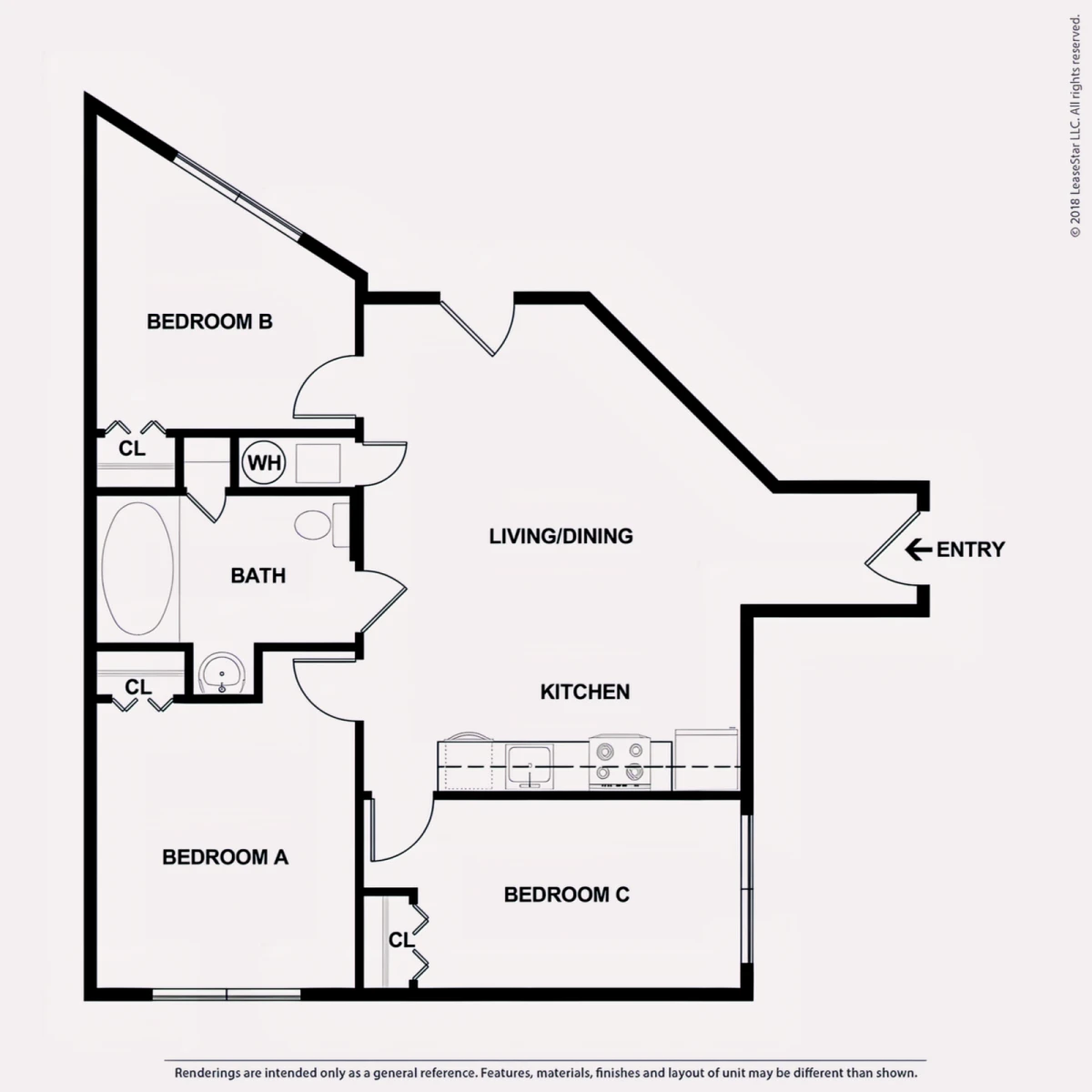 3 Rooms view 4