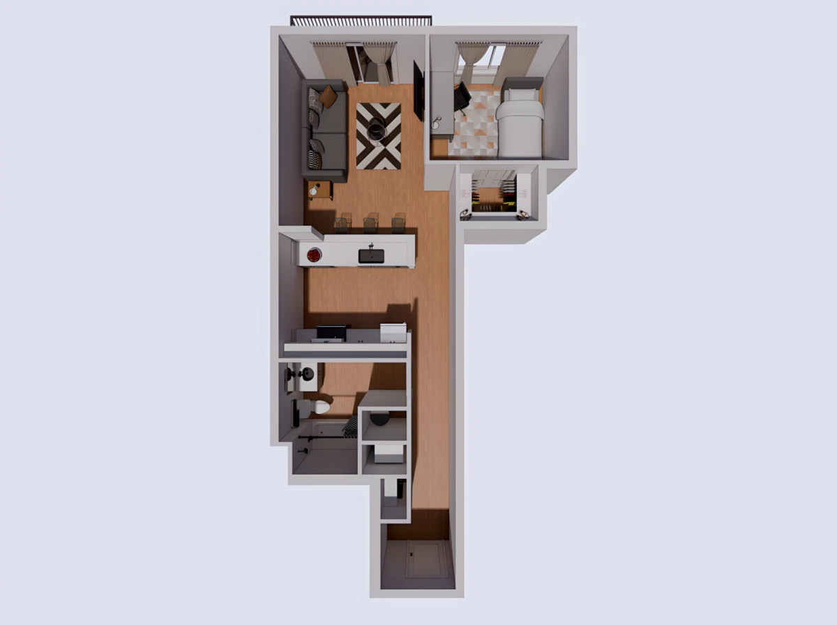 Studio Rooms view 2