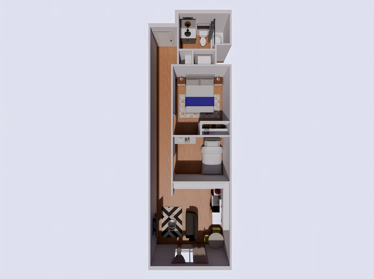 Studio Rooms view 3
