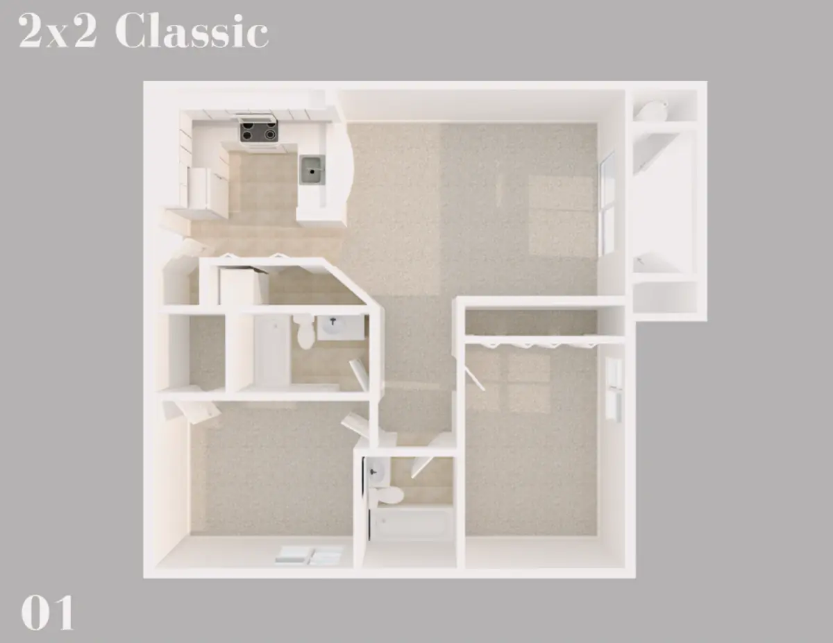 2 Rooms view 4