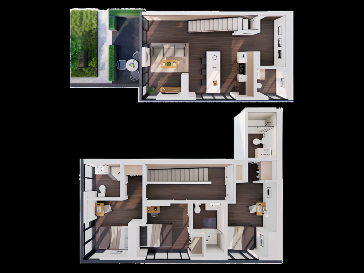 3 Rooms view 1
