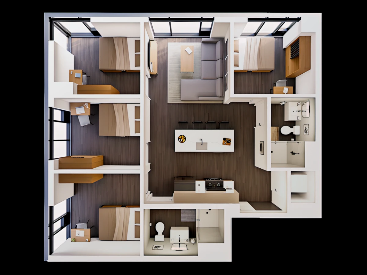 Studio Rooms view 3