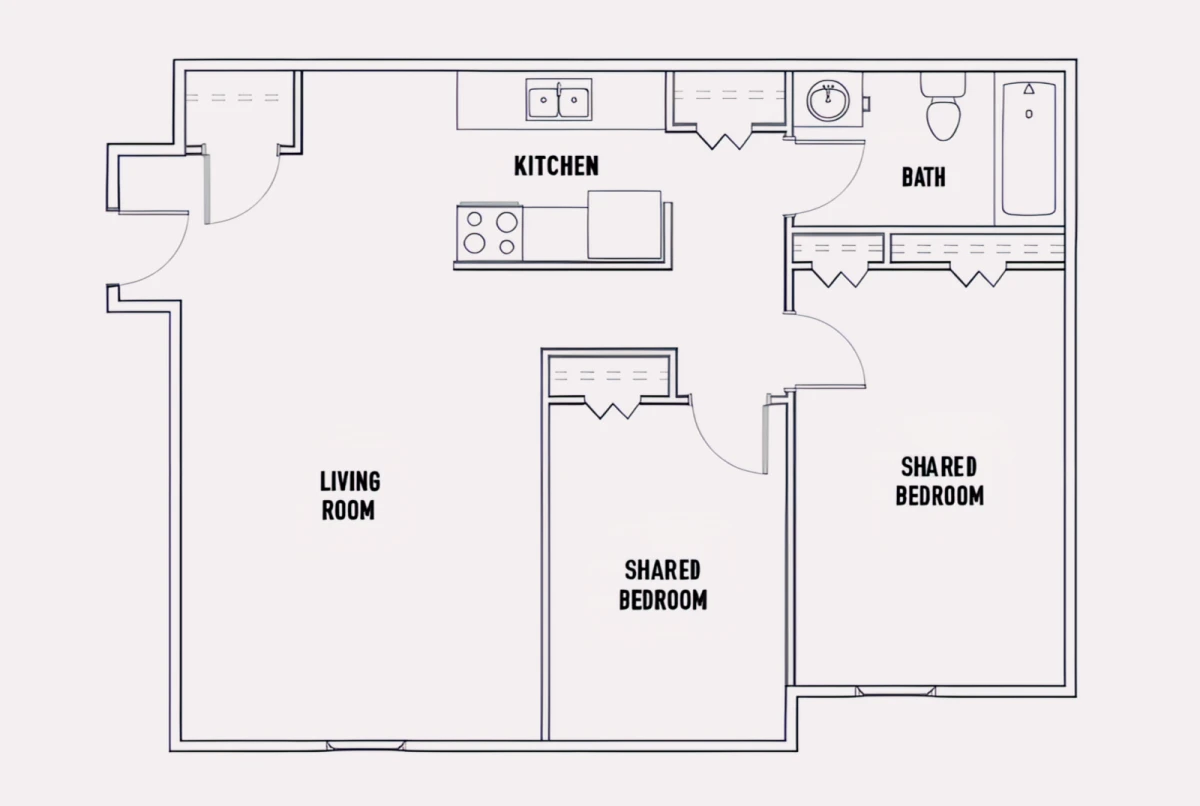 2 Rooms view 2