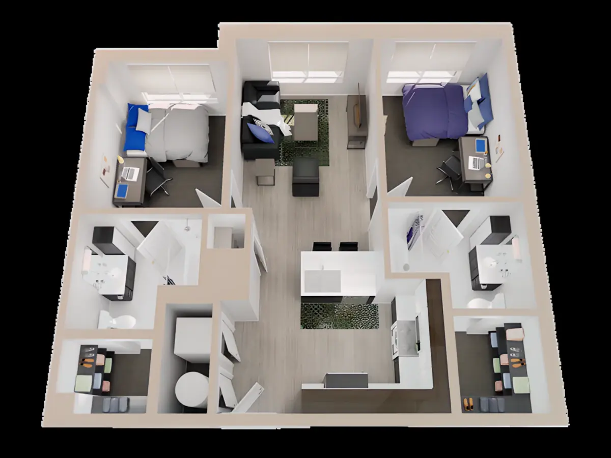 Studio Rooms view 2