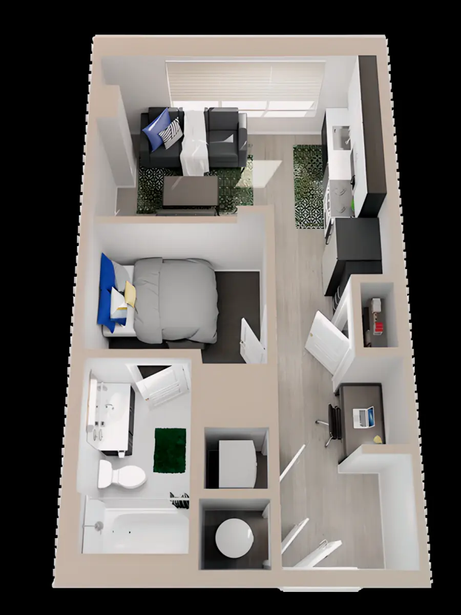 Studio Rooms view 1