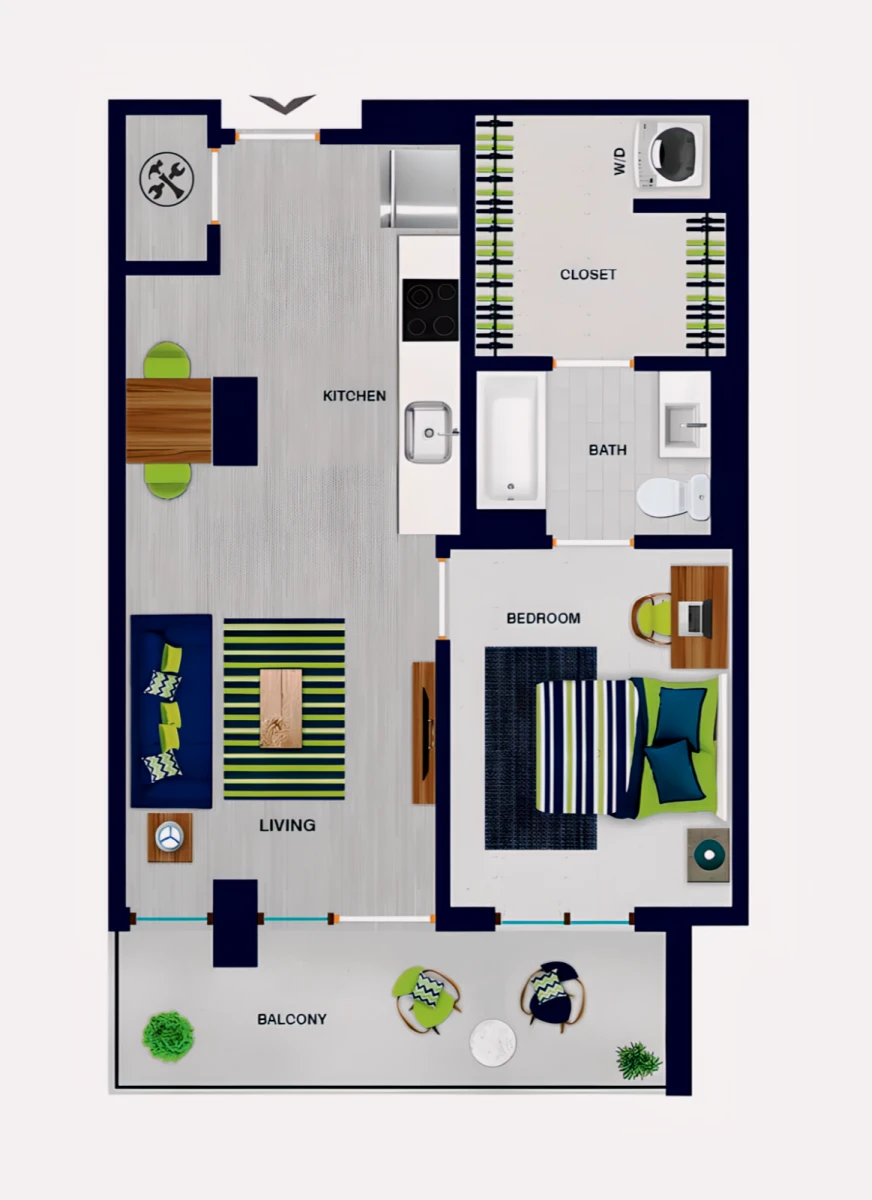 1 Rooms view 2