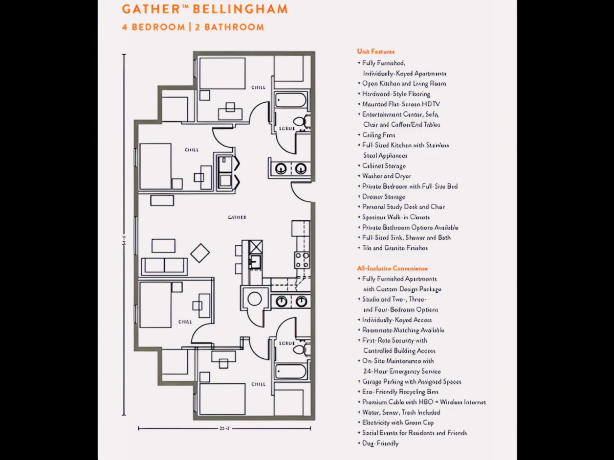 4 Bed 2 Bath D2